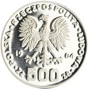 500 Zlotys Environmental Protection - Swan obverse image