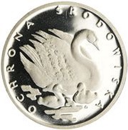 500 Zlotys Environmental Protection - Swan, Poland, 1984 reverse image