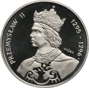 500 Zlotys Przemysław II; Trial Strike, Poland, 1985 reverse image