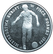 500 Zlotys Euro 1988, Poland, 1987 reverse image