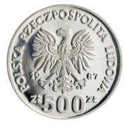 500 Zlotys Casimir III the Great obverse image