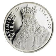 500 Zlotys Casimir III the Great, Poland, 1987 reverse image
