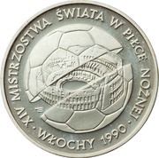 500 Zlotys FIFA World Cup, Poland, 1988 reverse image