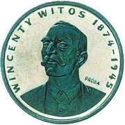 1000 Zlotys Wincenty Witos; Trial Strike, Poland, 1984 reverse image
