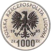 1000 Zlotys Hospital Center; Trial Strike obverse image