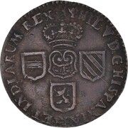 1 Liard - Philip V obverse image