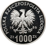 1000 Zlotys Władysław Łokietek; Trial Strike obverse image