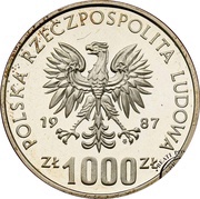 1000 Zlotys Wratislavia; Trial Strike obverse image