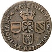 1 Liard - Philip V obverse image