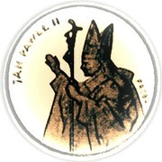 1000 Zlotys Papal Visit; Trial Strike reverse image