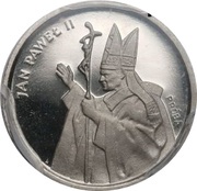 1000 Zlotys Papal Visit; Trial Strike, Poland, 1987 reverse image