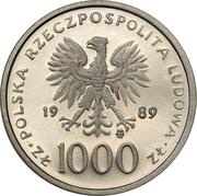 1000 Zlotys Pope John Paul II, Trial Strike obverse image