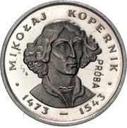 2000 Zlotys Mikołaj Kopernik; Trial Strike, Poland, 1979 reverse image