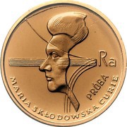2000 Zlotys Marie Skłodowska-Curie; Trial Strike, Poland, 1979 reverse image