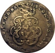 1 Liard - Maximilian Emanuel of Bavaria, Belgium, 1713 reverse image