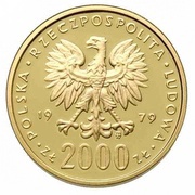2000 Zlotys Duke Mieszko I obverse image