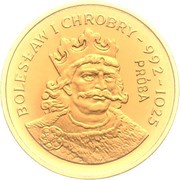 2000 Zlotys Bolesław I Chrobry; Trial Strike, Poland, 1980 reverse image