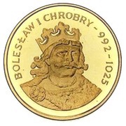 2000 Zlotys Bolesław I Chrobry reverse image