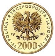 2000 Zlotys Kazimierz I Odnowiciel obverse image