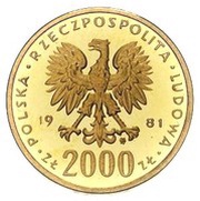 2000 Zlotys Ladislaus I Herman obverse image