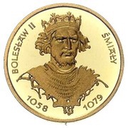 2000 Zlotys Bolesław II Śmiały, Poland, 1981 reverse image