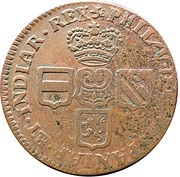2 Liards - Philip V obverse image