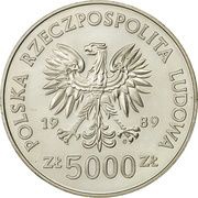 5000 Zlotys Toruń obverse image