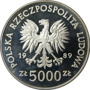 5000 Zlotys Torun obverse image