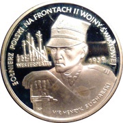 5000 Zlotys Henryk Sucharski, Poland, 1989 reverse image