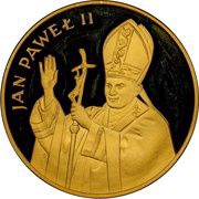 10 000 Zlotys Papal Visit, Poland, 1982-1986 reverse image
