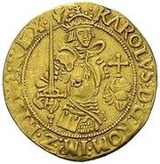 1 Guilder - Charles V obverse image