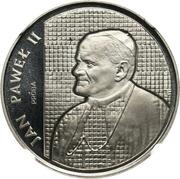 10 000 Zlotys John Paul II; Trial Strike, Poland, 1989 reverse image
