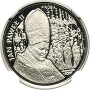 20 000 Zlotys Pope John Paul II; Trial Strike, Poland, 1991 reverse image