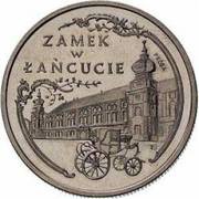 20 000 Zlotys Lancut Castle; Trial Strike, Poland, 1993 reverse image