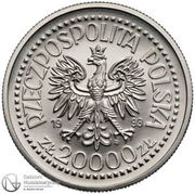 20 000 Zlotys Kazimierz IV; Trial Strike obverse image