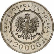 20 000 Zlotys Zamek w Łańcucie obverse image