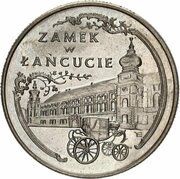 20 000 Zlotys Zamek w Łańcucie, Poland, 1993 reverse image