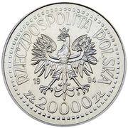 20 000 Zlotys Disabled Association obverse image