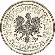 20 000 Zlotys New Mint building obverse image