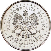 20 000 Zlotys Kościuszko Insurrection obverse image