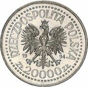 20 000 Zlotys Sigismund I the Old (bust) obverse image