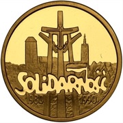 50 000 Zlotys Solidarnosc reverse image