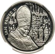 50 000 Zlotys Pope John Paul II; Trial Strike, Poland, 1991 reverse image
