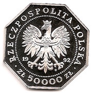 50 000 Zlotys Order of Military Valour obverse image