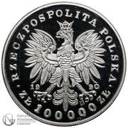 100 000 Zlotys Fryderyk Chopin obverse image