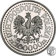 100 000 Zlotys Pope John Paul II; Trial Strike obverse image