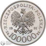 100 000 Zlotys Narvik 1940; Trial Strike obverse image
