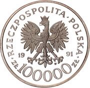100 000 Zlotys Narvik 1940 obverse image
