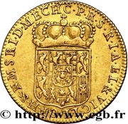 2 Sovereigns - Maximilian Emanuel of Bavaria, Belgium, 1712 reverse image