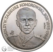 200 000 Zlotys General Komorowski "Bór"; Trial Strike, Poland, 1990 reverse image